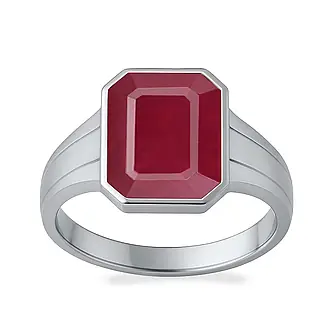 Royal Elite 925 Sterling Silver Ruby Ladies’ Ring