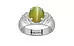 Sterling Silver Cat's Eye Ring Limited Quality (R4)