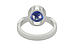 Sterling Silver Thailand Blue Sapphire Ring Fine Quality (R9)