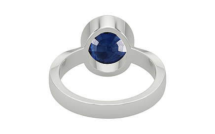 Sterling Silver Thailand Blue Sapphire Ring Limited Quality (R9)