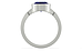 Sterling Silver Thailand Blue Sapphire Ring Prime Quality (R9)