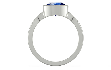 Sterling Silver Ceylon Blue Sapphire Ring Limited Quality (R9)