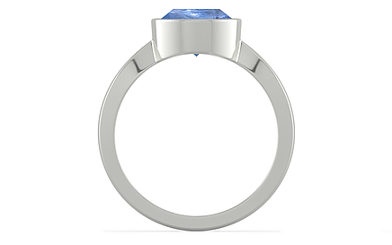 Sterling Silver Ceylon Blue Sapphire Ring Prime Quality (R9)