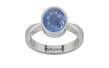 Sterling Silver Ceylon Blue Sapphire Ring Prime Quality (R9)