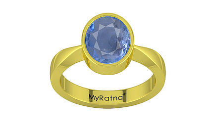 Panchdhatu Ceylon Blue Sapphire Ring Prime Quality (R9)