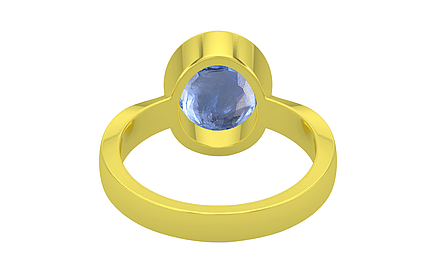 Panchdhatu Ceylon Blue Sapphire Ring Prime Quality (R9)