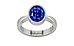 Sterling Silver Ceylon Blue Sapphire Ring Rare Quality (R9)