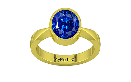 Panchdhatu Ceylon Blue Sapphire Ring Rare Quality (R9)