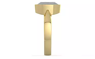 Ashtadhatu Ceylon White Sapphire Ring Fine Quality (R9)