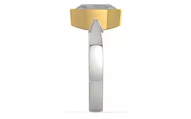 GoldCollet Ceylon White Sapphire Ring Prime Quality (R9)