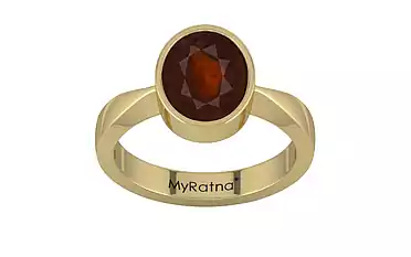 Ashtadhatu Hessonite Garnet Ring Fine Quality (R9)
