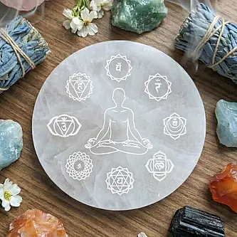 Certified Selenite Crystal Charging Plate