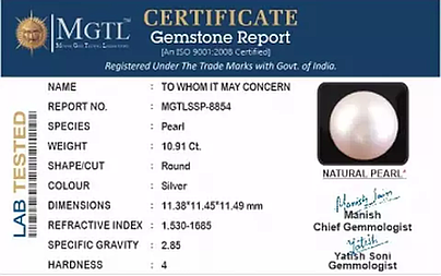 South Sea Pearl - 10.91 Carat Prime Quality  SSP-8854