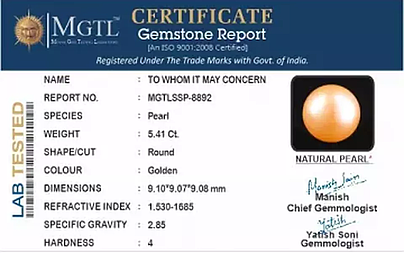 South Sea Pearl - 5.41 Carat Prime Quality  SSP-8892