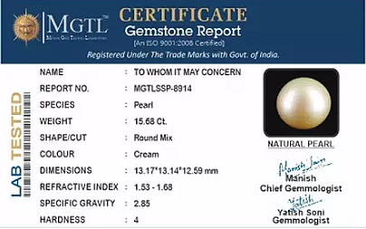 Keshi Pearl - 15.68 Carat Limited Quality  SSP-8914