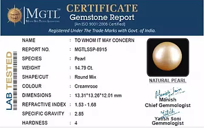 Keshi Pearl - 14.79 Carat Limited Quality  SSP-8915