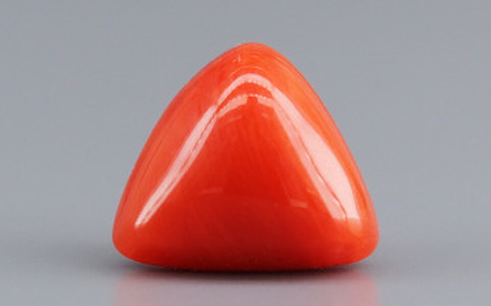 Buy 3.31 Carat Italian Red Coral Stone Online | MyRatna